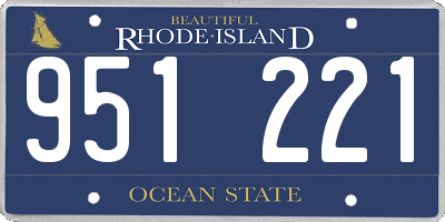 RI license plate 951221