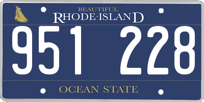 RI license plate 951228
