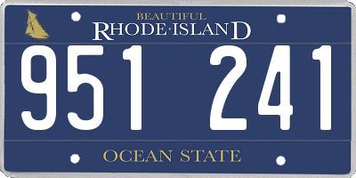 RI license plate 951241