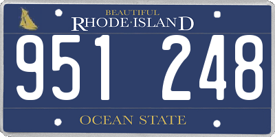 RI license plate 951248