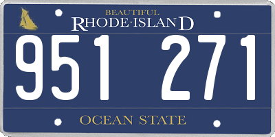 RI license plate 951271