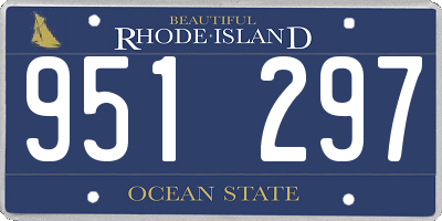 RI license plate 951297