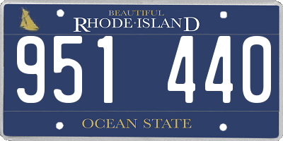 RI license plate 951440