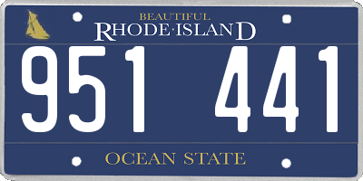 RI license plate 951441