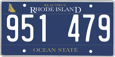 RI license plate 951479