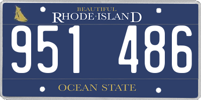 RI license plate 951486