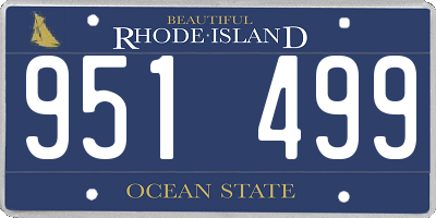 RI license plate 951499
