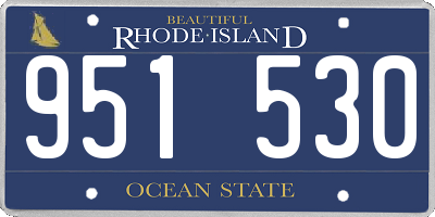 RI license plate 951530