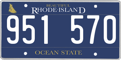 RI license plate 951570