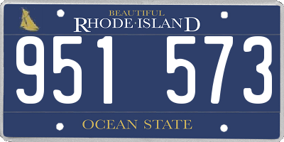RI license plate 951573
