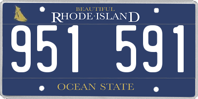 RI license plate 951591