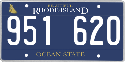 RI license plate 951620