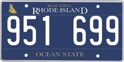 RI license plate 951699