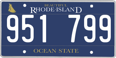 RI license plate 951799