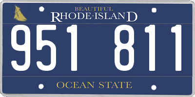RI license plate 951811