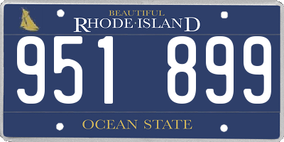 RI license plate 951899
