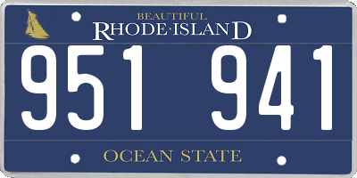 RI license plate 951941