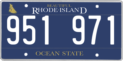 RI license plate 951971