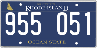 RI license plate 955051