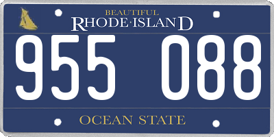 RI license plate 955088