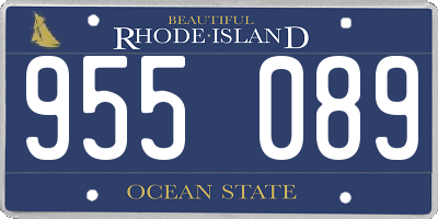 RI license plate 955089
