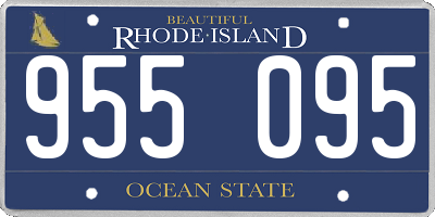 RI license plate 955095