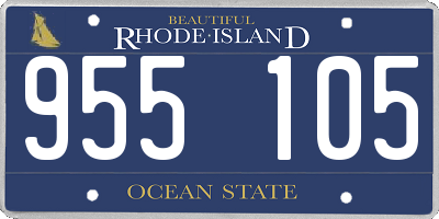 RI license plate 955105