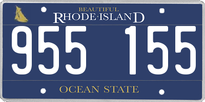 RI license plate 955155