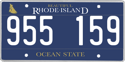 RI license plate 955159