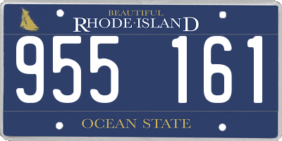 RI license plate 955161