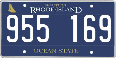 RI license plate 955169