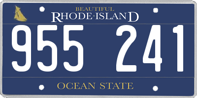 RI license plate 955241
