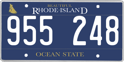RI license plate 955248