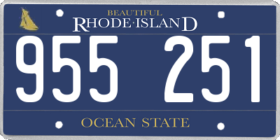 RI license plate 955251
