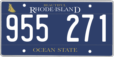 RI license plate 955271
