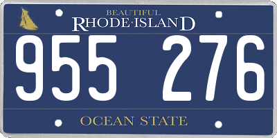 RI license plate 955276