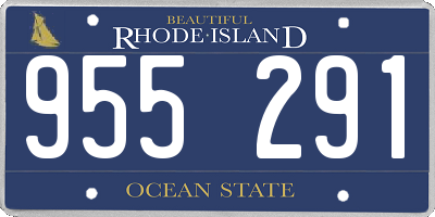 RI license plate 955291