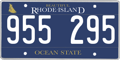 RI license plate 955295