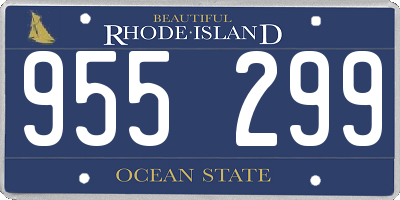 RI license plate 955299