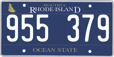 RI license plate 955379
