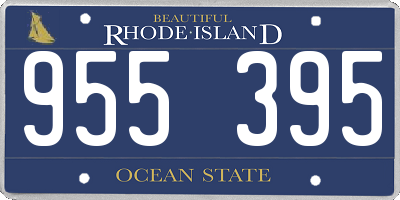 RI license plate 955395