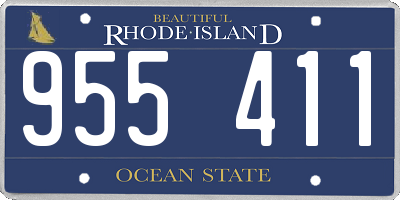 RI license plate 955411
