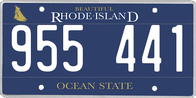 RI license plate 955441