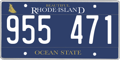 RI license plate 955471