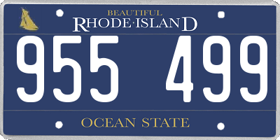 RI license plate 955499