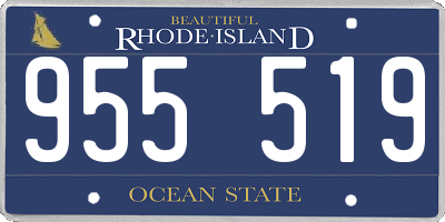 RI license plate 955519
