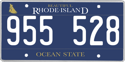 RI license plate 955528