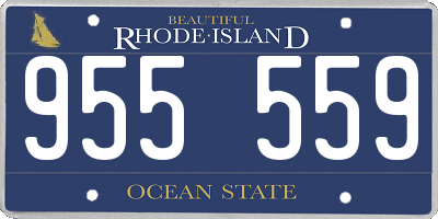 RI license plate 955559