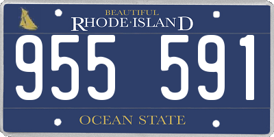 RI license plate 955591