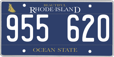 RI license plate 955620